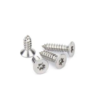 Vis de sécurité anti-effraction à tête spéciale, vis de verrouillage anti-vandalisme, vis de sécurité à tête plate pour sonnette, vis de sécurité à clé Allen hexagonale - Product Image 3