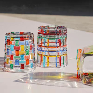 <span class=keywords><strong>Verre</strong></span> à vin classique de haute qualité, peint à la main, en cristal, multicolore, personnalisable, pour <span class=keywords><strong>whisky</strong></span> - Product Image 4