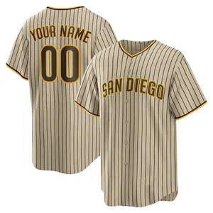 Top Quality San Diego Padre 23 Tatis Jr 13 Manny Machado Nk Men Baseball Jersey