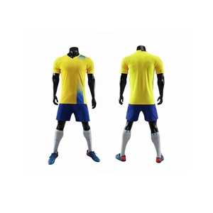 Maglie da Calcio 2021 Gialle e Blu per Uomo Adulto Abbigliamento da Allenamento Squadra Calcio Abbigliamento Sportivo Maglie da Calcio - Product Image 1