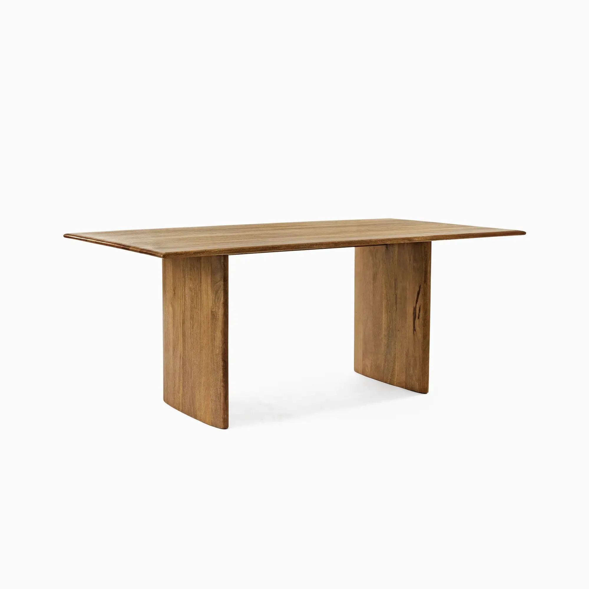 Meja Makan lapisan halus Italia, Meja Makan atas kayu persegi panjang untuk 8 ruang tamu