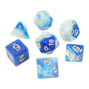 <span class=keywords><strong>2023</strong></span> nouveau Design arc-en-ciel coloré 7 pièces/ensemble ensemble de dés polyédriques acryliques pour Horoscopes jeux de table - Product Image 6