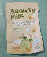 Complément en poudre de lait de beauté éclaircissant et anti-âge, boisson lactée premium aromatisée aux fruits enrichie en collagène et glutathion