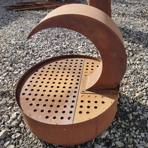 <span class=keywords><strong>Piscine</strong></span> d'eau en métal de jardin avec <span class=keywords><strong>rideau</strong></span> de pluie fontaine en acier de corten personnalisée pour l'extérieur - Product Image 1