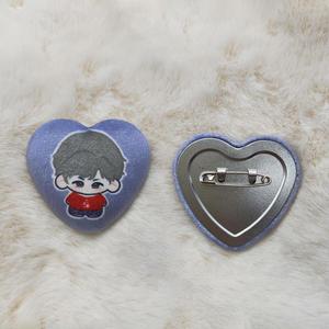 Hình Trái Tim Sang Trọng Tinplate Huy Hiệu Biểu Tượng Tùy Chỉnh In Ấn Trống Kim Loại Tin Tinplate Pin Tùy Chỉnh Tinplate Huy Hiệu - Product Image 2