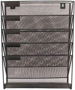 Office Stationery 5 Tier Wire Mesh Metal <b>Wall</b> Mounted File <b>Desk</b> Organizers Office Supplies <b>Desk</b> Set - Product Image 3