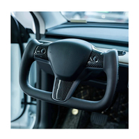 Volant sport en cuir 2025 pour Tesla Model 3/Y 2017-2021, installation Plug and Play