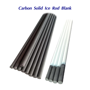 <span class=keywords><strong>Canne</strong></span> à pêche sur glace en carbone massif, blanc et gris carbone, 32 à 36 pouces, <span class=keywords><strong>action</strong></span> rapide moyenne, pour jigging, construction personnalisée, bricolage, 1 pièce - Product Image 1