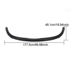 Lame avant en Fiber de carbone pour <span class=keywords><strong>Mercedes</strong></span> Benz classe <span class=keywords><strong>C</strong></span> W206 C205 A205 C43 <span class=keywords><strong>AMG</strong></span> 2019-2021 - Product Image 5