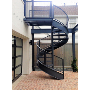 Escalier en colimaçon extérieur en acier inoxydable, escalier en acier galvanisé, escalier extérieur galvanisé, escalier étanche - Product Image 1
