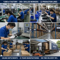 Séchoir à bottes professionnel à air forcé haute performance, 4 conduits d'air détachables, double contrôle de température (35-55°C), certifié CE, sèche 2 paires
