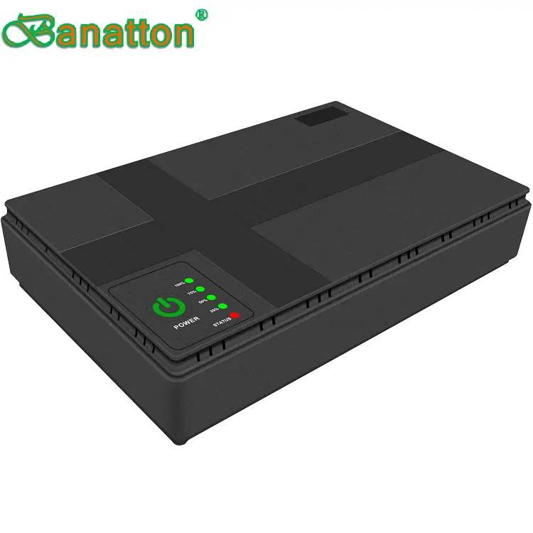 Mini UPS portatile da 18W DC con batteria di Backup Lifep04 da 12000mAh con alimentatore DC 9V 12V 5V in uscita 12V DC UPS