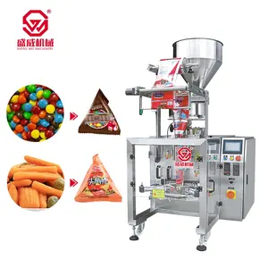 Shengwei Machinery vertical form special shape seal sachet small biscuit potato chips packing machine