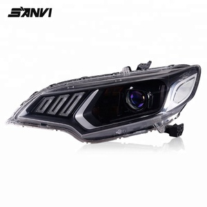 5500K 35W Hella 5 Blue Film Lens Dual Optical Lens Headlight with HID Bulb and Ballast Assembly for Honda Fit 2014-2018 - Product Image 5
