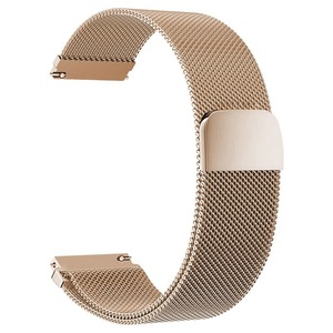 Bracelet de montre Beaen en métal milanais bracelet en acier inoxydable pour Huawei Fit 3 pour Apple Watch Series Samsung <span class=keywords><strong>Garmin</strong></span> bracelets magnétiques - Product Image 1