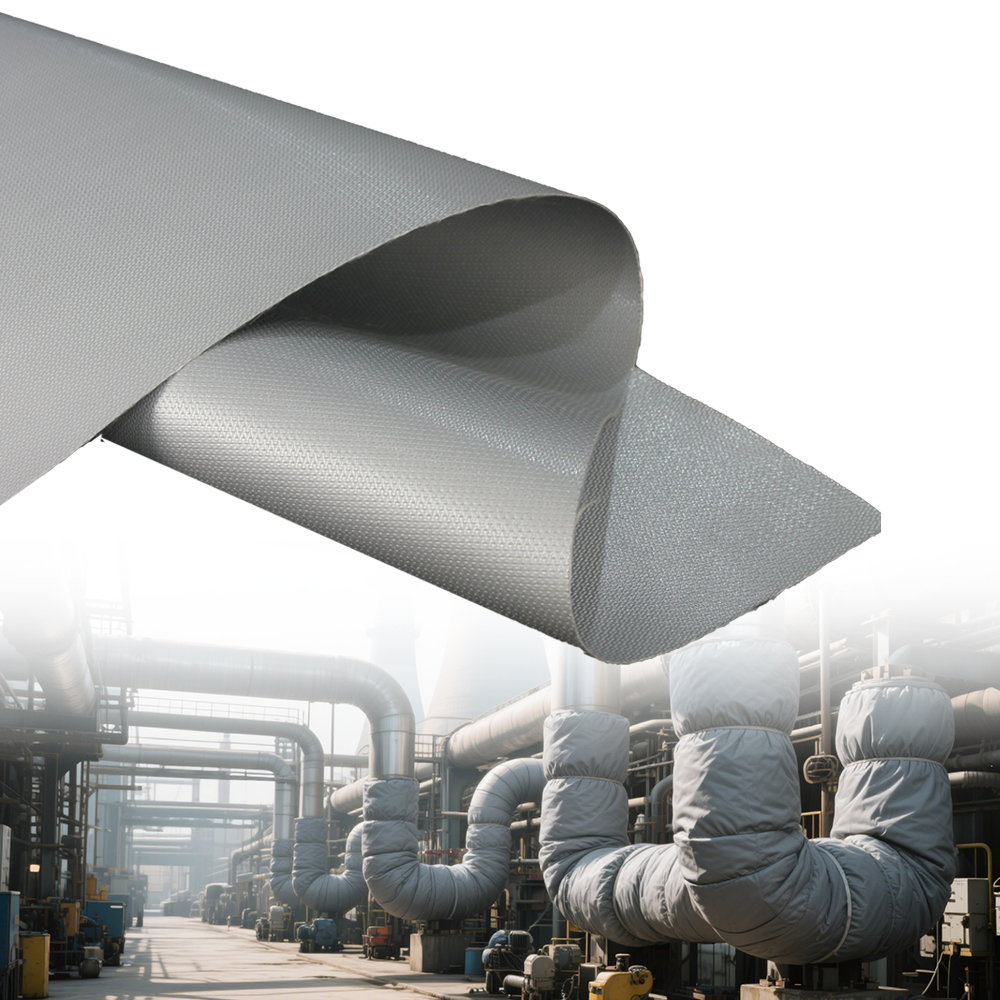 High Strength Tear Resistant Silicone Coated Fiberglass Fabric for Demanding Industrial Covers