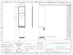 Polcd <span class=keywords><strong>3</strong></span> <span class=keywords><strong>inch</strong></span> Màn hình màu mô-đun 268*800 st7701s IC độ sáng cao IPS <span class=keywords><strong>3</strong></span> "LCD TFT hiển thị - Product Image 6