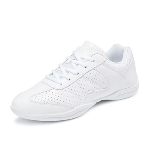 Zapatillas Blancas <span class=keywords><strong>para</strong></span> Animadoras, Zapatos de Baile <span class=keywords><strong>para</strong></span> Jóvenes, Zapatillas Deportivas <span class=keywords><strong>para</strong></span> Mujer, <span class=keywords><strong>Tenis</strong></span>, <span class=keywords><strong>Jazz</strong></span>, Competencia, Danza - Product Image 3