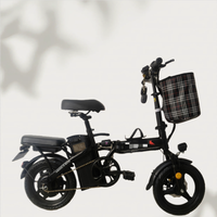 Aairsk 500W 15AH Vélo électrique de déplacement 14 pouces 48v Vélo de montagne pliable batterie lithium amovible Vélo pliant 20 MPH