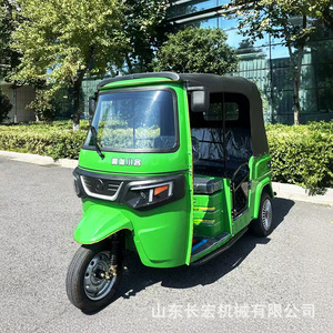 รถสามล้อไฟฟ้าบาจาจ 48V 4 ที่นั่ง แบบมีหลังคา สำหรับขนส่งผู้โดยสาร - Product Image 2