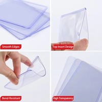 Porte-cartes PVC personnalisé 35PT, Top Loaders, pochettes pour cartes en plastique 3x4, ultra Pro Toploader pour cartes de sport, cartes à collectionner