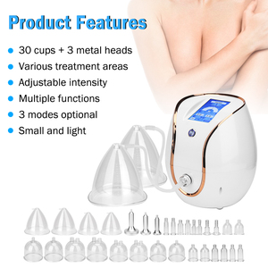 Appareil <span class=keywords><strong>de</strong></span> beauté pour agrandissement des fesses et du sein, petit et léger, 30 tasses et 3 têtes en métal, livraison gratuite - Product Image 5