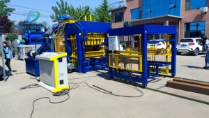 Diskon mesin pembuat bata otomatis penuh mesin cetak blok beton mesin pembuat blok QT8-15 - Product Image 3
