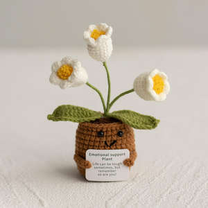 Positive Sunflower Doll Knitting <strong>Thank</strong> You <strong>Listening</strong> Appreciation Gift Coworker Bestie Wedding Valentine's Day Christmas - Product Image 6