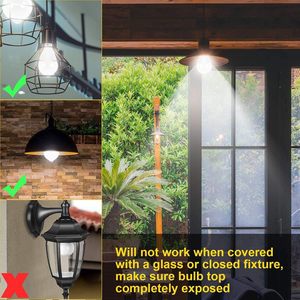 E27 LED Motion Activated Security <strong>Light</strong> Bulb AC220V Dusk Dawn Outdoor <strong>Indoor</strong> Motion <strong>Sensor</strong> High Lumens Energy Saving IP50 6000K - Product Image 3