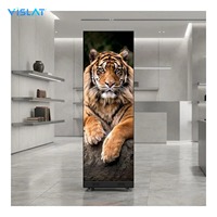 Afficheur numérique haute luminosité VISLAT et écran vidéo LED sur pied, écran d'affichage LED pour la publicité marketing