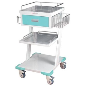 MJ02-4 Medical Cart 500x500x900mm 3-Layer Stainless Steel Multi-Function Hospital <b>Trolley</b> - Product Image 1