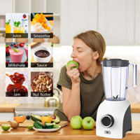 Extracteur de jus de fruits 1,8 L avec logo personnalisé, mixeur-blender 2 en 1 pour smoothies épais et beurres de noix