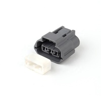 Conector automotriz de plástico eléctrico, conector automático de arnés de cables hembra, 2 unidades