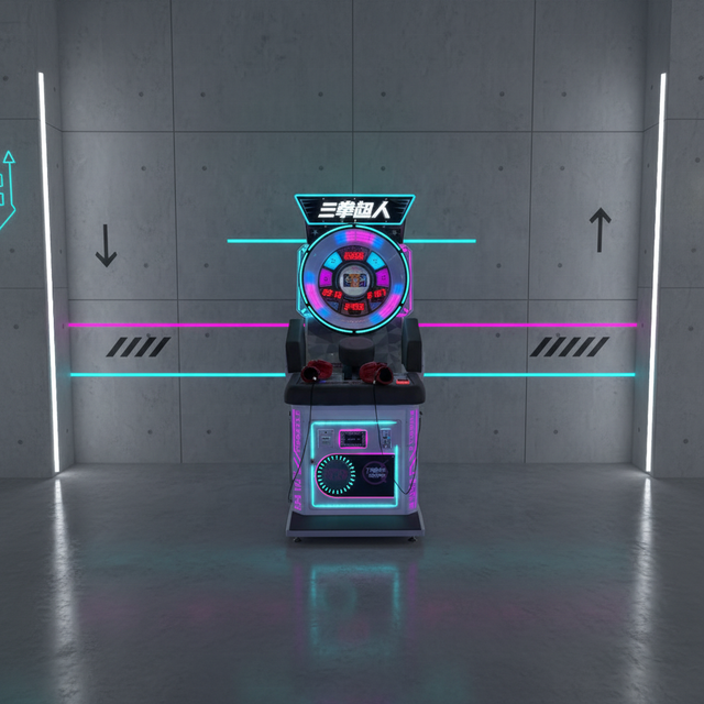 Most Popular Metal Boxing Punch Machine for Arcade Game Centers with 1 Year Warranty English Language Single Player