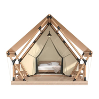 Vega Plus Camping en plein air de luxe dans le désert africain Glamping Canvas Safari Resort Hotel Tente Maison avec salle de bain