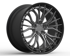 Nuevo Diseño de Llantas de Fibra de Carbono Mate, Gris Mate y Negro Mate, Juego de 2 Piezas para Automóvil de Pasajeros C8 - Product Image 3