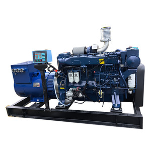 เจียงสุชุดเครื่องกำเนิดไฟฟ้าดีเซล200kW 400V 50Hz ควบคุมแรงดันไฟฟ้าอัตโนมัติใช้ในทะเล - Product Image 1