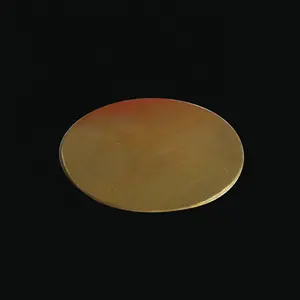 Pure metal Au round plate dia 99.999% Au disk gold sputter target