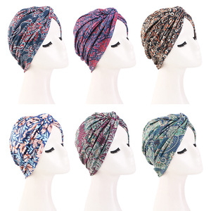 Bonnet <span class=keywords><strong>chimio</strong></span> Paisley, Hijab, Turban africain pour femmes, Chapeaux pour dames - Product Image 2