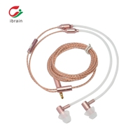 Écouteurs Ibrain Air Tube sans EMF, écouteurs intra-auriculaires filaires pour smartphone, protection contre les radiations