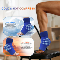 Warmice – Compresse de gel solide chaude et froide pour pieds et chevilles, enveloppement de compression rafraîchissant pour fasciite plantaire
