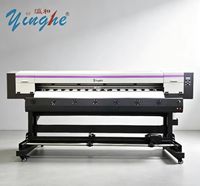 Impresora de Formato Grande Excepcional Yinghe de 1830 mm de Ancho con Cabezal de Impresión XP600 para Fabricación de Pancartas Flexibles y Medios Publicitarios para Exteriores