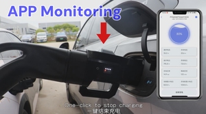 อะแดปเตอร์400A CCS2กับ gbt DC EV พร้อมแอปตรวจสอบแบบไดนามิกสำหรับรถยนต์ gbt Geely Li VW ID4 ID6 JAC zeekr <span class=keywords><strong>Xiaomi</strong></span> - Product Image 5