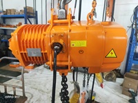 Palans électriques à chaîne neufs d'usine, haute efficacité, capacité de charge de 1 tonne, hauteur de levage de 3 m, palan de levage HHBB