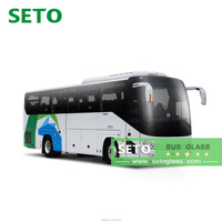 Vitre de bus électrique incurvée, feuilletée et trempée pour Benz Citaro, certifiée DOT ECE, sélectionnée en usine après comparaison