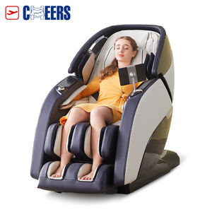 Silla de Masaje de Cuerpo Completo MANWAH <span class=keywords><strong>CHEERS</strong></span>, Lujosa, 3D, Gravedad Cero, Shiatsu, Calefacción Eléctrica, Riel SL - Product Image 2