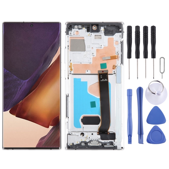 For Samsung Galaxy Note20 Ultra 4G Original Super AMOLED LCD Screen Digitizer Full Assembly With Frame Replacement Screen