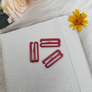 แหวนเลื่อนหัวเข็มขัดบราสแตนเลสคุณภาพสูงลายสายรัดหัวใจ0-8-9อุปกรณ์เสริมชุดชั้นในสไตล์กีฬารุ่นเคลือบ - Product Image 4