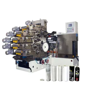 6 रंग मुद्रण मशीन की एल्युमिनियम कर सकते हैं एयरोसोल स्प्रे के डिब्बे उत्पादन लाइन बनाने मशीनों YSC01 छह रंग