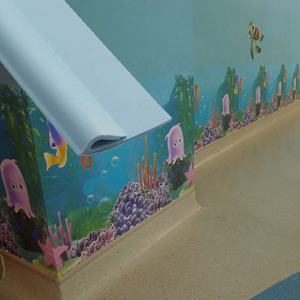 עיצוב מודרני pvc קיר רצועת מכסה התקנה קלה שטיח עמיד למים קוה לשעבר עבור שטיח ויניל מלון Pvc - Product Image 2